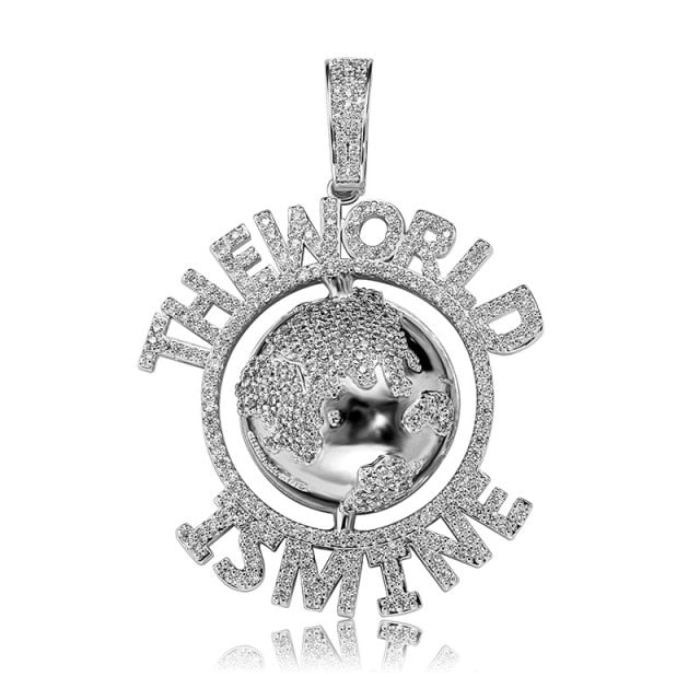 The World Is Mine Earth Pendant - Different Drips