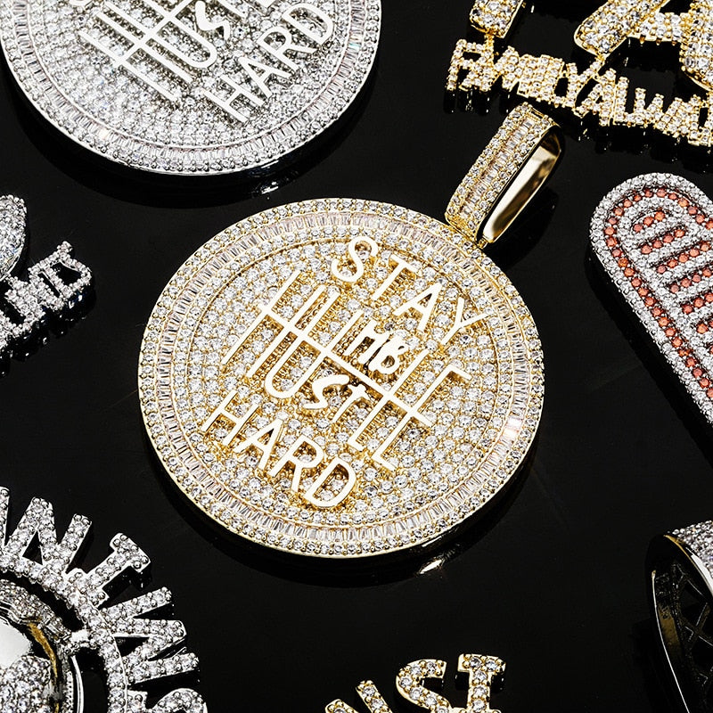 STAY HUMBLE HUSTLE HARD Pendant - Different Drips