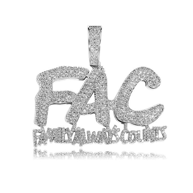 Family Always Counts Pendant - Different Drips