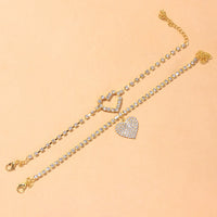 Thumbnail for Tennis Heart Anklet Set - Different Drips
