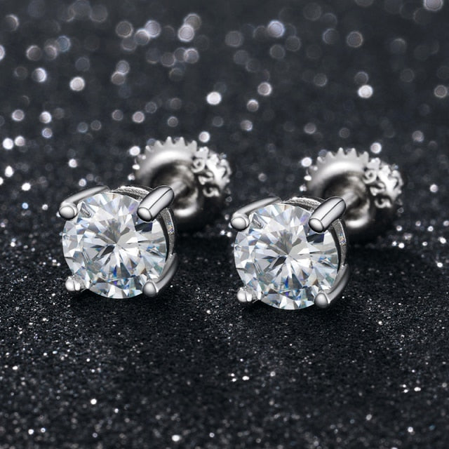 Classic Round Cut Stud Earrings - Different Drips