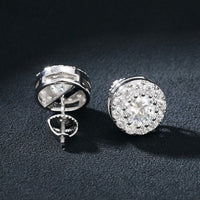 Thumbnail for S925 Moissanite Round Stud Earrings - Different Drips