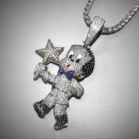 Thumbnail for Iced Out Richie Rich Star Pendant - Different Drips