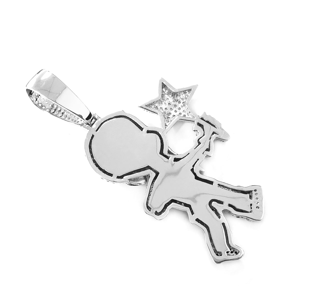Iced Out Richie Rich Star Pendant - Different Drips
