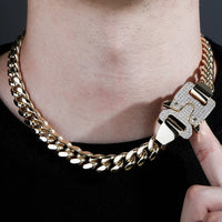 Thumbnail for 12mm Miami Cuban Chain With Spring Clasp - Different Drips