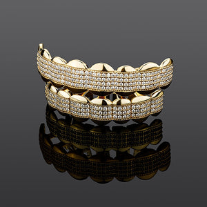 Iced Out Stripe Grillz - Different Drips