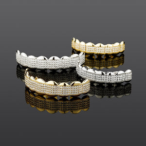 Iced Out Stripe Grillz - Different Drips