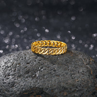 Thumbnail for 3mm Miami Cuban Link Ring - Different Drips