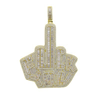 Thumbnail for Middle Finger Fuck You Pendant - Different Drips