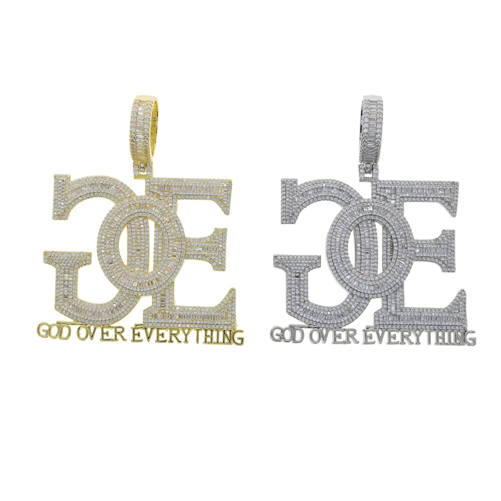 God Over Everything Pendant - Different Drips