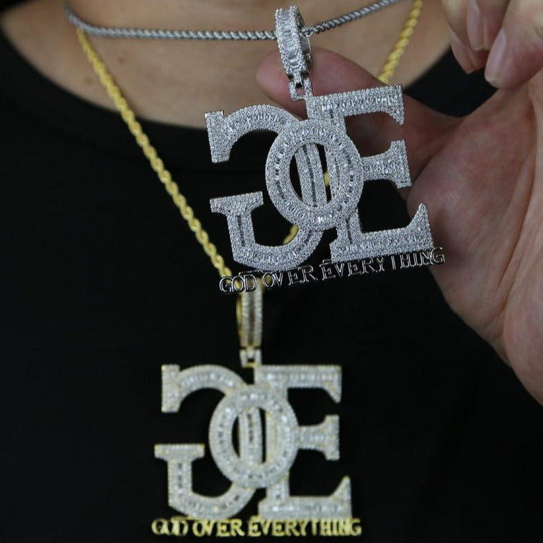 God Over Everything Pendant - Different Drips