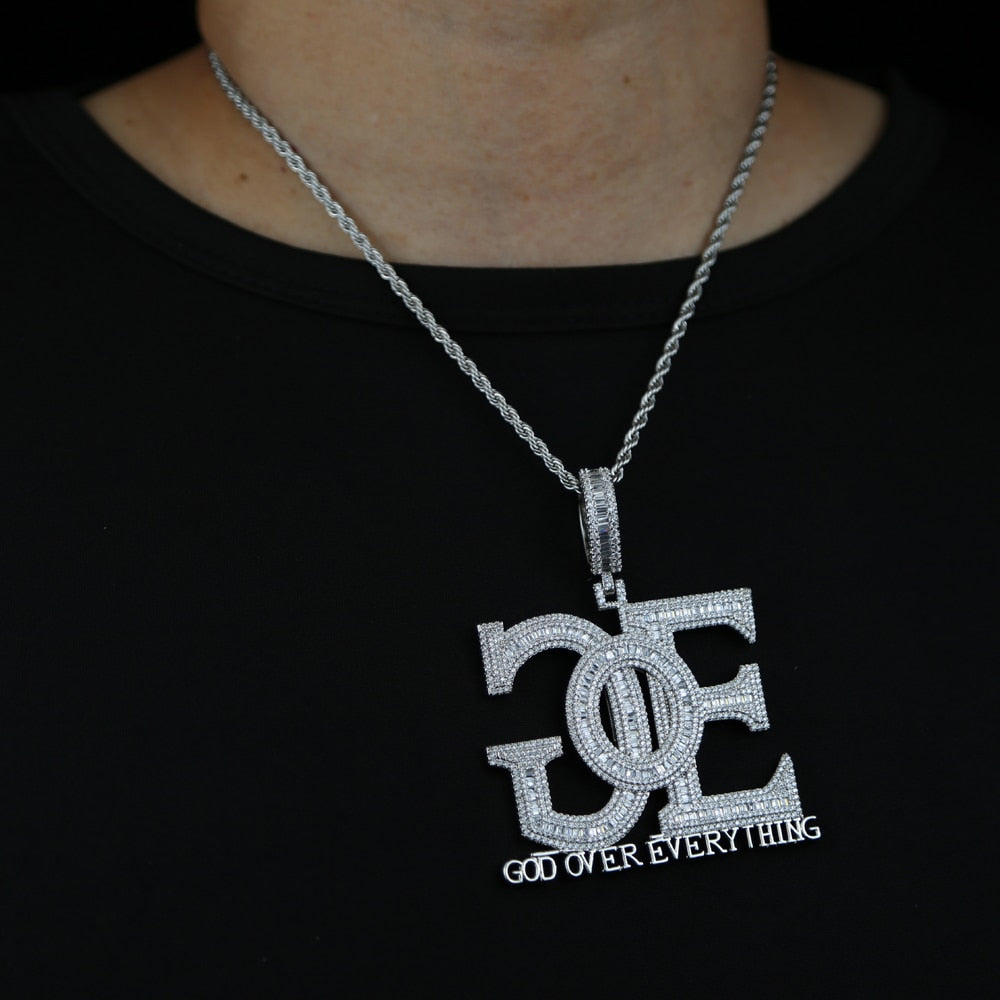 God Over selling Everything Men's Hip Hop Necklace