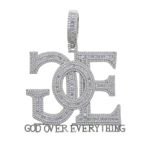 God Over Everything Pendant - Different Drips