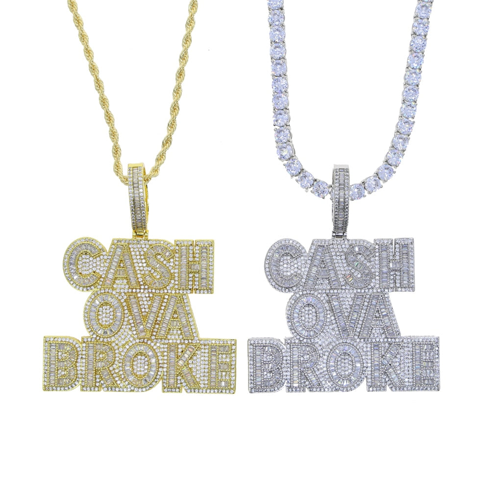 Cash Ova Broke Pendant - Different Drips