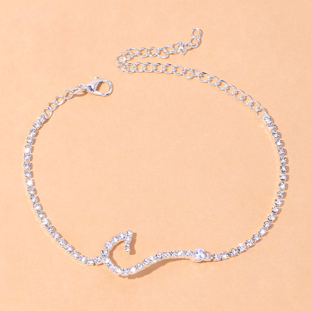 Tennis Hook Anklet - Different Drips