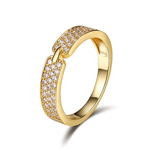 Iced Out Double Sided Ring - Different Drips