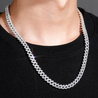 Thumbnail for Iced Out 8mm Prong Cuban Chain - Different Drips