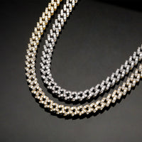 Thumbnail for Iced Out 8mm Prong Cuban Chain - Different Drips