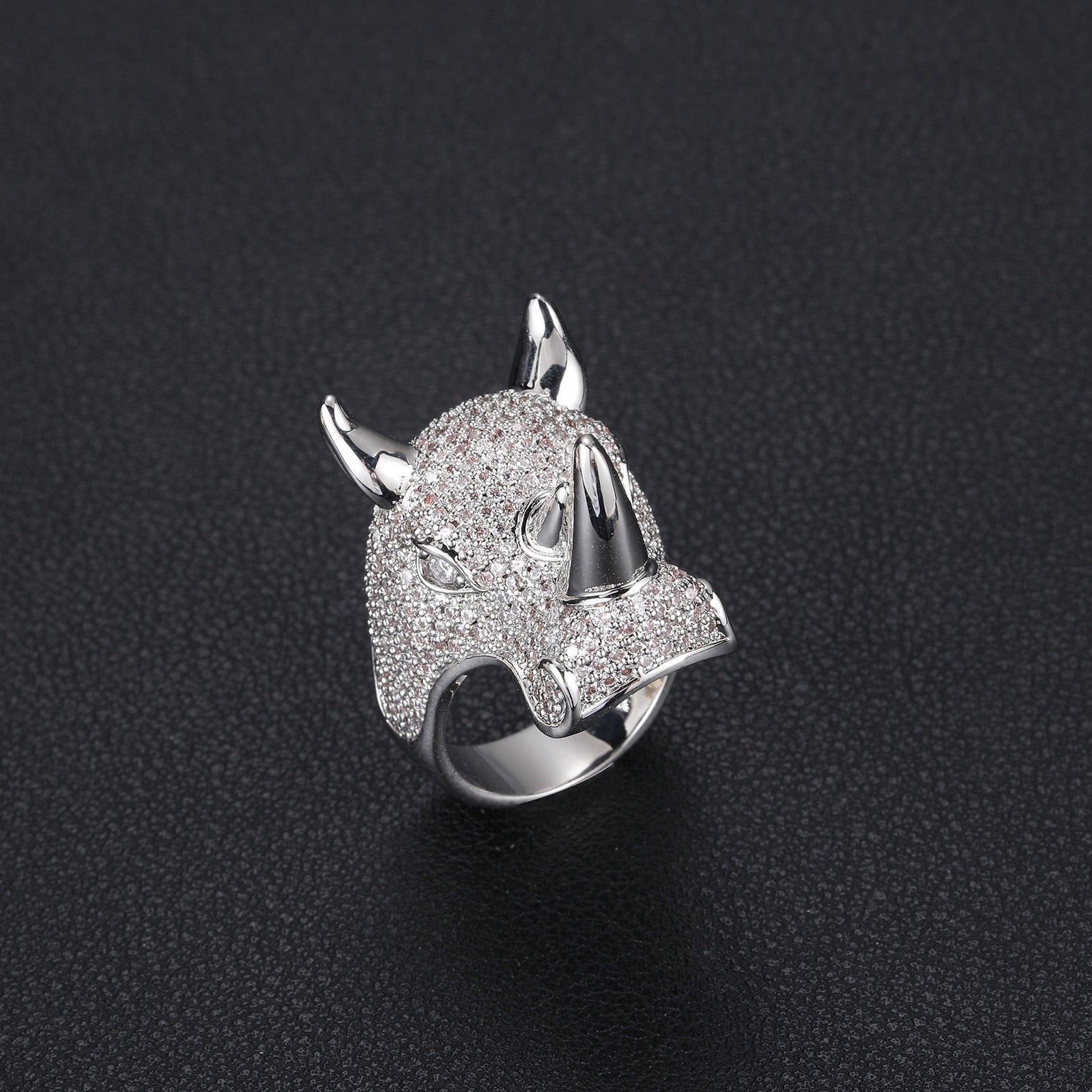 Iced Out Rhino Rings - Different Drips