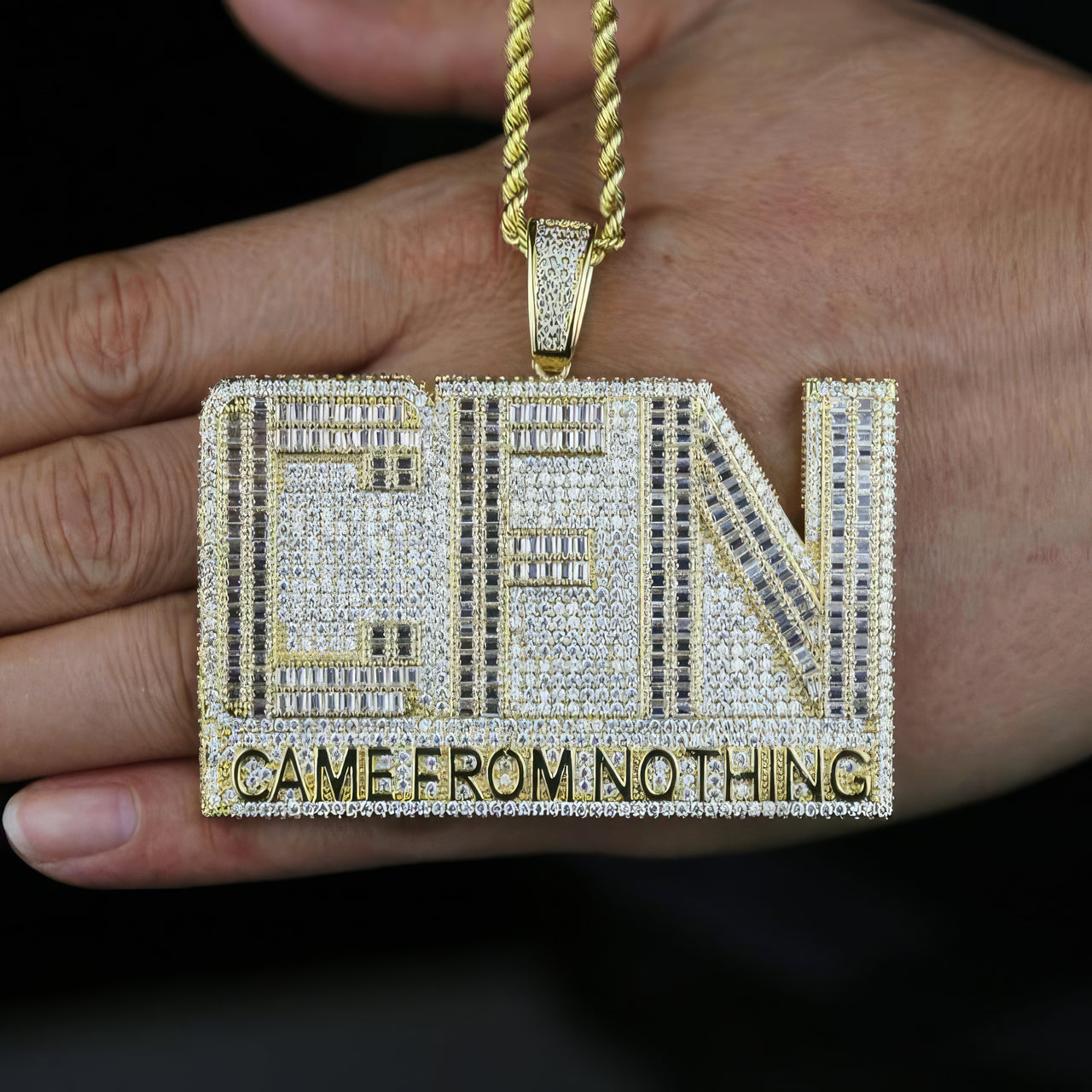 Iced Came From Nothing Pendant - Different Drips