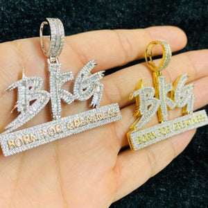 Iced Born For Greatness Pendants - Different Drips