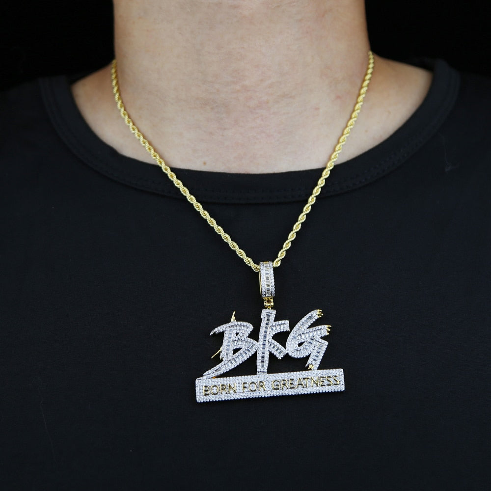 Iced Born For Greatness Pendants - Different Drips