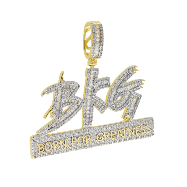 Iced Born For Greatness Pendants - Different Drips