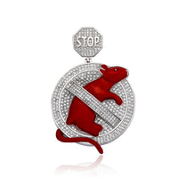 Thumbnail for STOP NO RATS ALLOWED Pendant - Different Drips