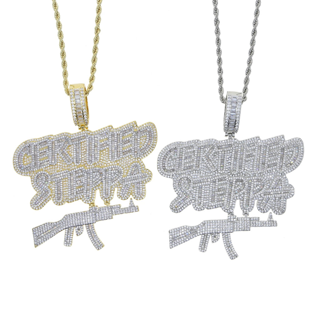 Iced Out CERTIFIED STEPPA Pendant - Different Drips