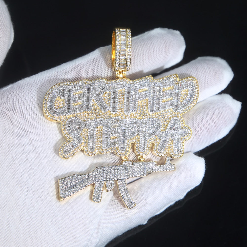 Iced Out CERTIFIED STEPPA Pendant - Different Drips