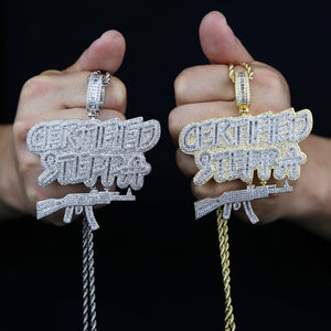 Iced Out CERTIFIED STEPPA Pendant - Different Drips