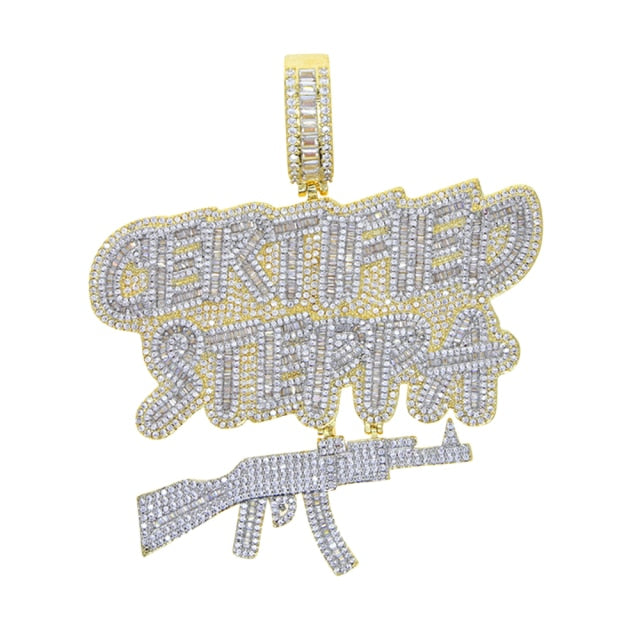 Iced Out CERTIFIED STEPPA Pendant - Different Drips