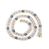 Thumbnail for 6mm Evil Eye Tennis Chain - Different Drips