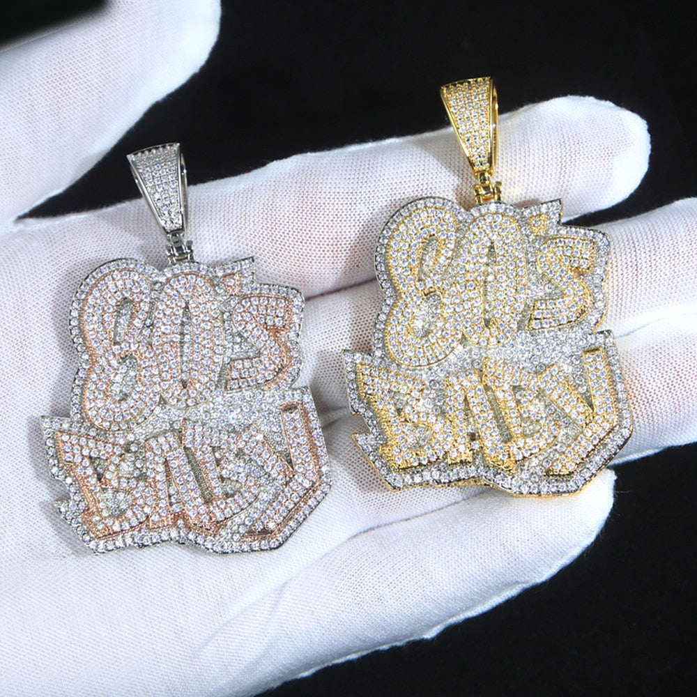 Iced Out 80'S BABY Pendant - Different Drips