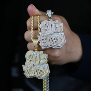 Iced Out 80'S BABY Pendant - Different Drips