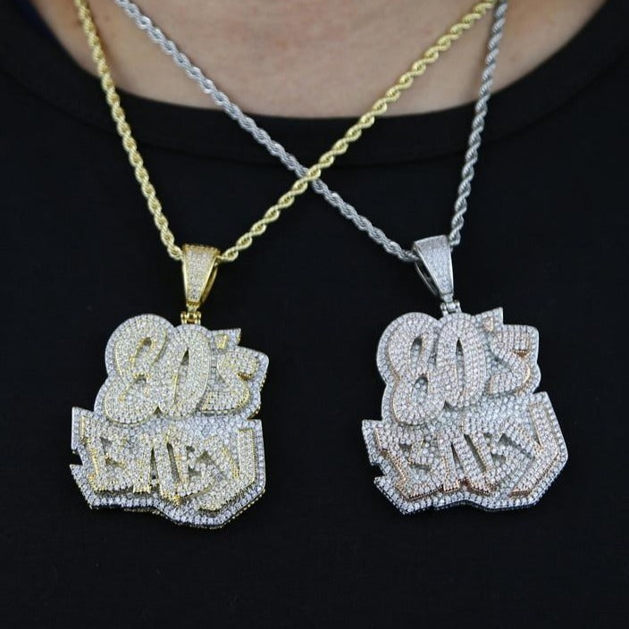 Iced Out 80'S BABY Pendant - Different Drips
