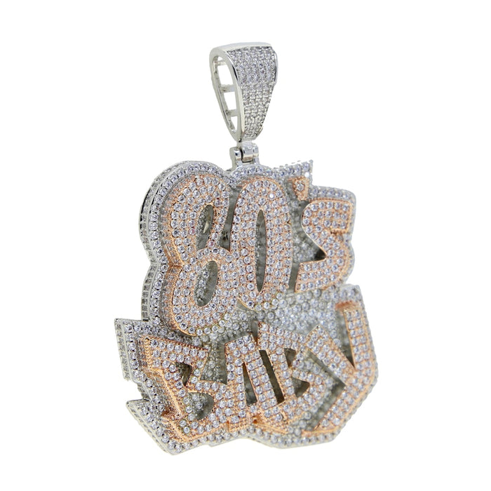 Iced Out 80'S BABY Pendant - Different Drips