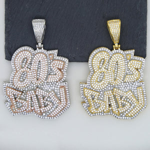 Iced Out 80'S BABY Pendant - Different Drips