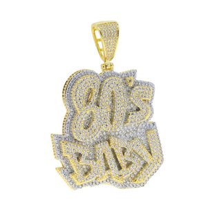 Iced Out 80'S BABY Pendant - Different Drips