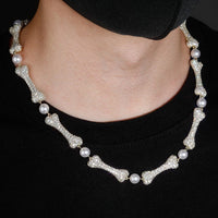 Thumbnail for 11mm Bone & Pearl Link Chain - Different Drips