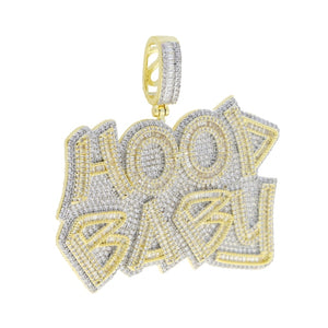 Iced Out HOOD BABY Pendant - Different Drips