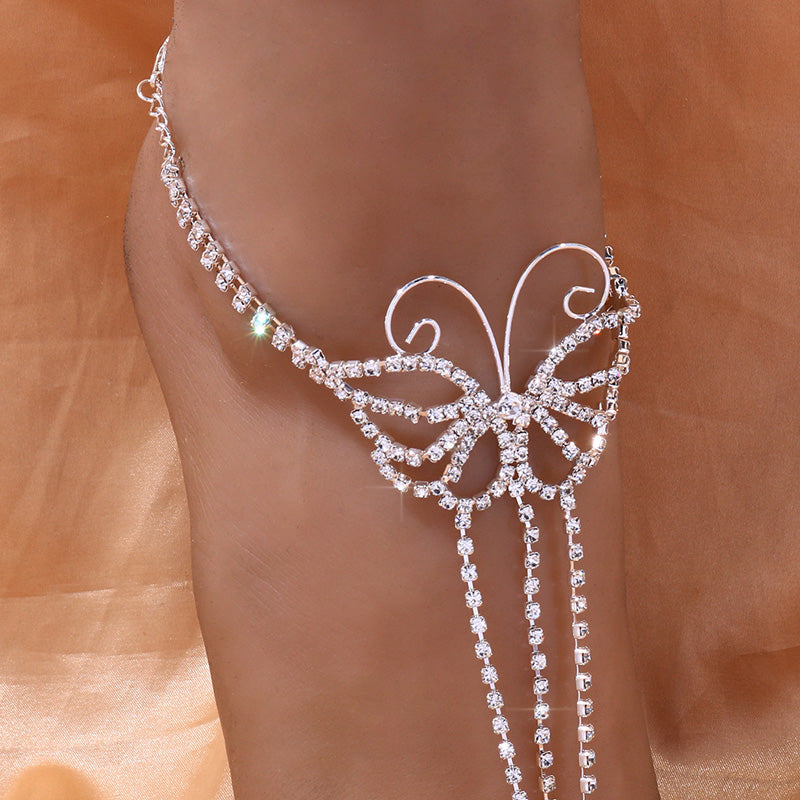 Butterfly Toe Ring Anklet - Different Drips