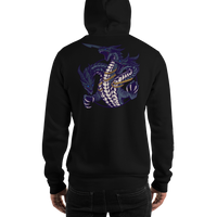 Thumbnail for 'Midnight' Dragon Hoodie in Black - Different Drips
