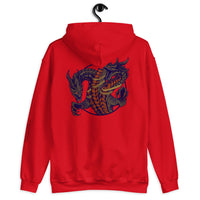 Thumbnail for 'Lava' Dragon Hoodie in Red - Different Drips